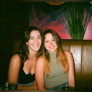 Green sweater vest tank top